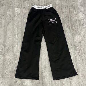 Love Culture Black Track Pants